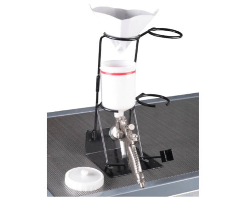 GRAVITY FEED PAINT SPRAY GUN HOLDER