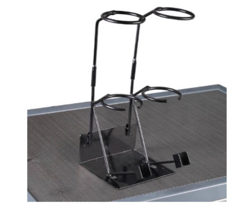 SPRAY GUN STAND WITH STRAINER HOLDER