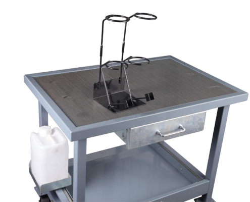 TWIN GRAVITY FEED SPRAY GUN HOLDER