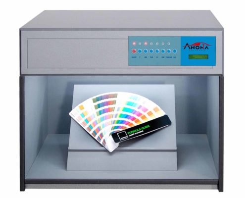 color viewing cabinet