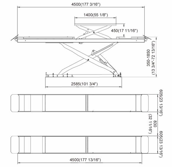 size of AN-4T D/CD