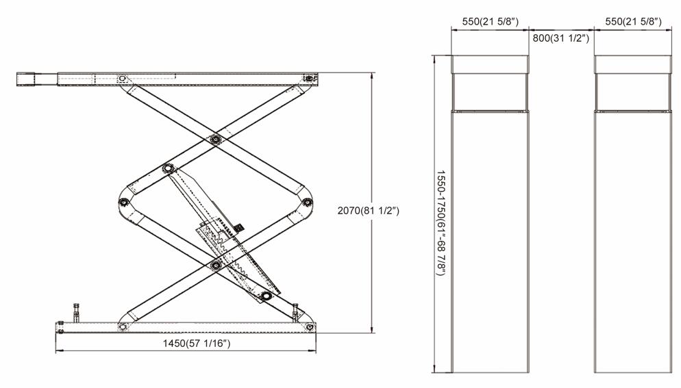 lift size