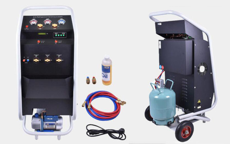 Manual A/C Refrigerant Recovery&Charging Machine