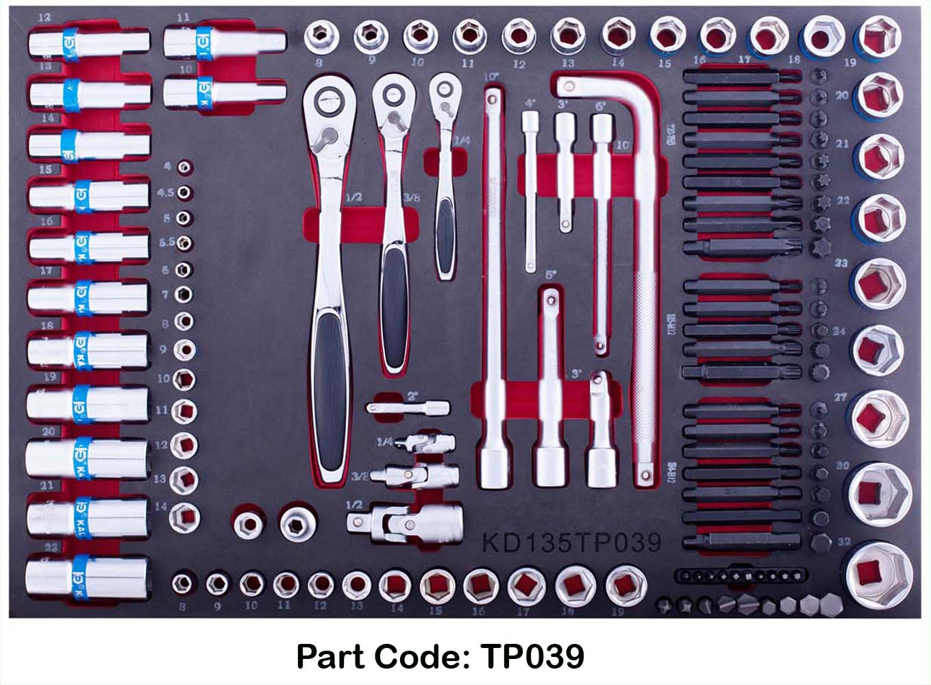 Car repair tools set is very important for any worker. - 039