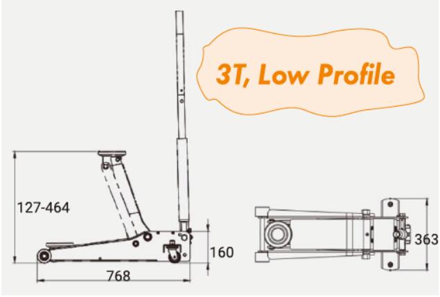 hydraulic jack AN-J3